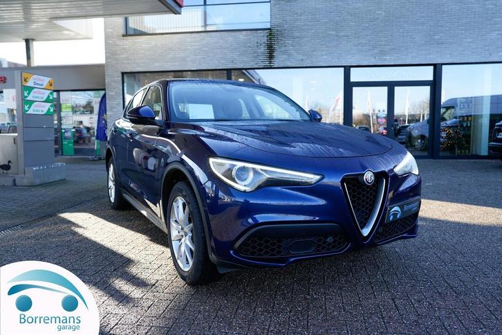 Alfa Romeo Stelvio 2.0 L Q4 Benzine Leder/Navi/Camera/..., Auto's, Alfa Romeo, Bedrijf, Stelvio, ABS, Airbags, Airconditioning