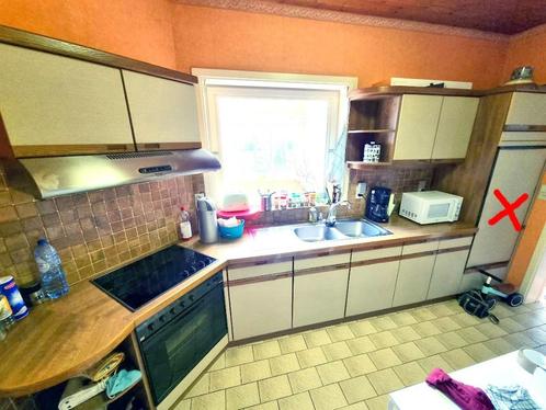Eenvoudige keuken jaren ‘80, Huis en Inrichting, Keuken | Complete keukens, Gebruikt, Bruin, Hout, Ophalen