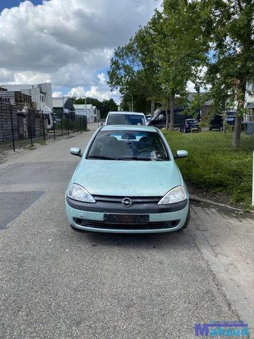 2002 Opel Corsa C 1.2 16V Demontage sloop Onderdelen (252) beschikbaar voor biedingen