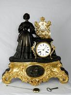 Louise-Marie d'Orléans bronzen klok, Koningin der Belgen, Antiek en Kunst, Antiek | Klokken, Ophalen