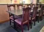 Tafels 2 pers(80x80) & 4pers(120x80) 160/250 euro, Huis en Inrichting, Ophalen, Zo goed als nieuw, Metaal, Vier personen