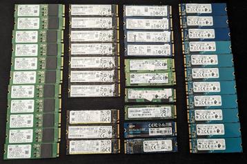 Verschillende 512gb SSD's in M2 formaat 2280