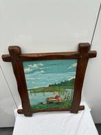 Schilderij van een visser, Ophalen