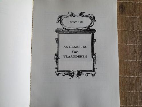 Antiekbeurs van Vlaanderen Gent 1973 en 1978, Boeken, Kunst en Cultuur | Beeldend, Gelezen, Overige onderwerpen, Ophalen of Verzenden