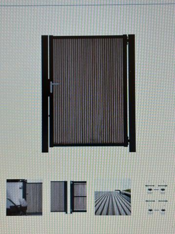 Nieuw tuinpoortje, Jardin & Terrasse, Portes de jardin, Neuf, Portail battant, 100 à 150 cm, Bois