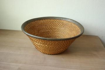 Vintage fruitmand Carl Auböck Bauhaus-stijl beschikbaar voor biedingen