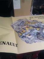 Ancien poster Renault ' moteur 4 rapport, Livres, Autos | Brochures & Magazines, Enlèvement ou Envoi, Utilisé, Renault, Divers
