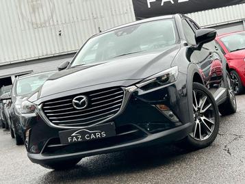 Mazda CX-3 2.0i SKYACTIV-G * 1ER PROP + XENON + CUIR + GPS *, Auto's, Mazda, Voorwielaandrijving, 1998 cc, USB, Gebruikt