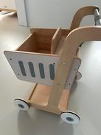 Houten winkelwagentje, Kinderen en Baby's, Speelgoed | Houten speelgoed, Ophalen, Zo goed als nieuw