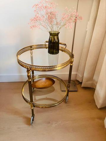 Hollywood Regency Bar Trolley / Barcart / serveerwagen   beschikbaar voor biedingen