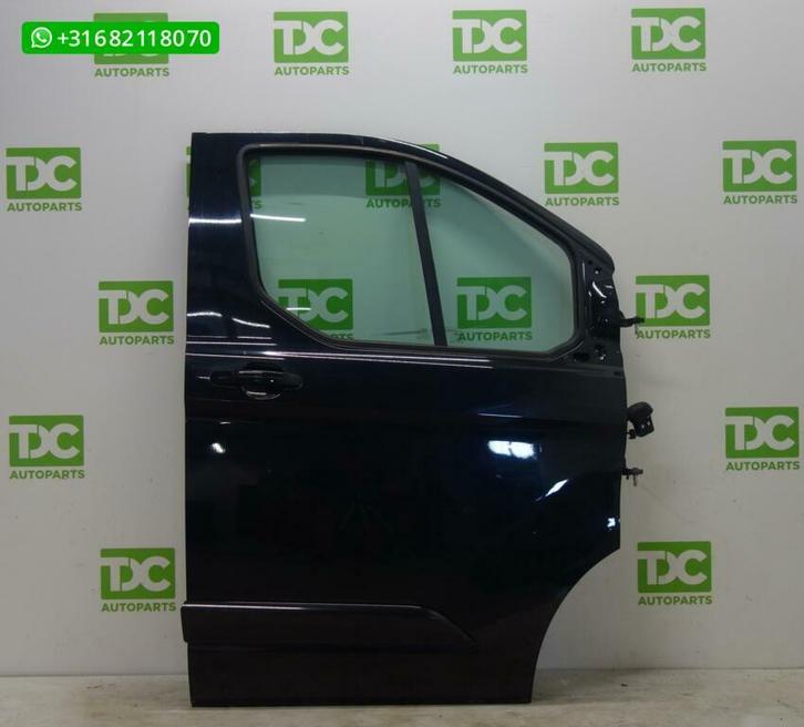 Ford Transit Custom ('12->) Voorportier rechts zwart, Auto-onderdelen, Carrosserie, Deur, Ford, Voor, Rechts, Gebruikt, Ophalen of Verzenden