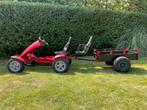 Berg gocart skelter Ferrari FXX incl trailerXL + extra zitje, Ophalen, Gebruikt, Berg, Met kar of aanhanger