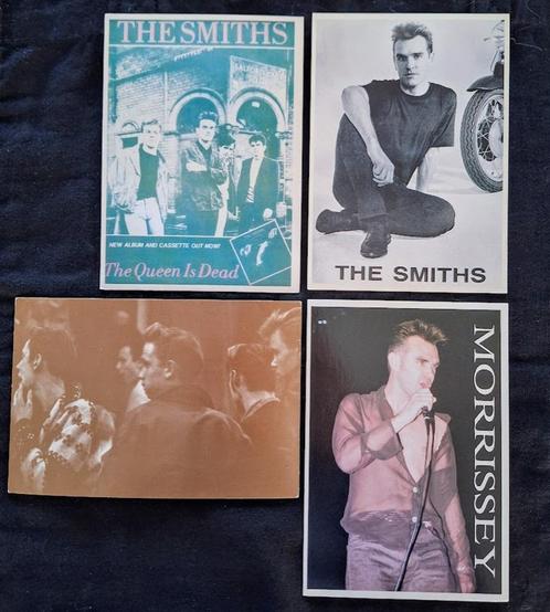 4 postkaarten The Smiths / Morrissey, Verzamelen, Muziek, Artiesten en Beroemdheden, Gebruikt, Foto of Kaart, Ophalen