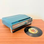 VINTAGE PLATENSPELER PLATENSLIKKER EUROPHON TURQUOISE 1965, Audio, Tv en Foto, Overige merken, Gebruikt, Automatisch, Verzenden