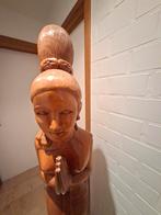 Houten beeld, Antiek en Kunst, Ophalen