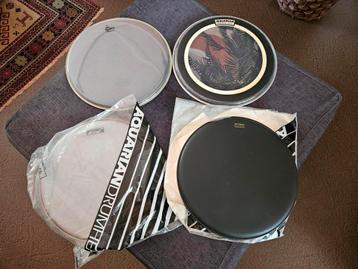  4 drumheads 15" Gretsch/Remo, Aquarian NEW beschikbaar voor biedingen