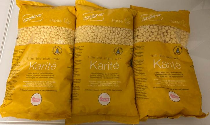 Karité filmhars parels 3 x 800g, Handtassen en Accessoires, Uiterlijk | Lichaamsverzorging, Nieuw, Ophalen