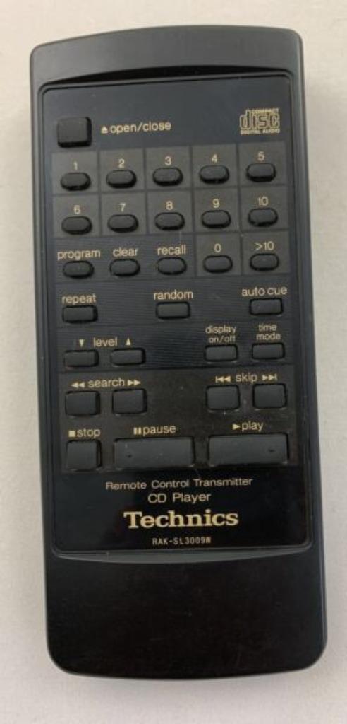 Technics RAK-SL3009W Télécommande Émetteur Lecteur CD Ou, TV, Hi-fi & Vidéo, Télécommandes, Utilisé, Enlèvement ou Envoi
