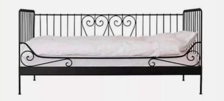 Romantisch eenpersoonsbed Meldal Ikea met lottenbodem, Maison & Meubles, Chambre à coucher | Lits, Comme neuf, Une personne, 90 cm