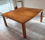 Eettafel teak 160 x 160, Ophalen, Gebruikt