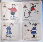 4 bierviltjes van "De Koninck" - kinderspelen, Verzamelen, Biermerken, Ophalen of Verzenden, Gebruikt, Viltje(s), De Koninck