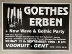 Poster Goethes Erben in Vooruit Gent 1996, Ophalen of Verzenden, Zo goed als nieuw