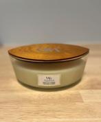 WoodWick geurkaars, Ophalen of Verzenden, Nieuw, Wit, Kaars