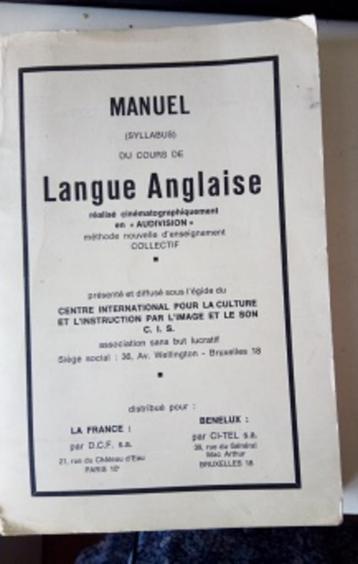 manuel syllabus cours de langue  anglaise  beschikbaar voor biedingen