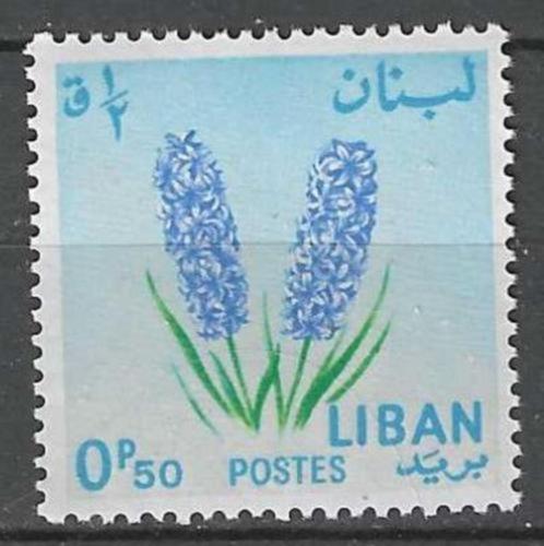 Libanon 1964 - Yvert 236 - Bloemen 0,50 pi (PF), Postzegels en Munten, Postzegels | Azië, Postfris, Verzenden