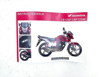 INSTRUKTIEBOEK Honda CBF 125 (01-1970/-) beschikbaar voor biedingen