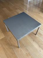 RVS Retro Bijzettafel/salontafel  60x60x40cm, Huis en Inrichting, 50 tot 100 cm, Modern - Vintage - Retro - Sixties, Vierkant