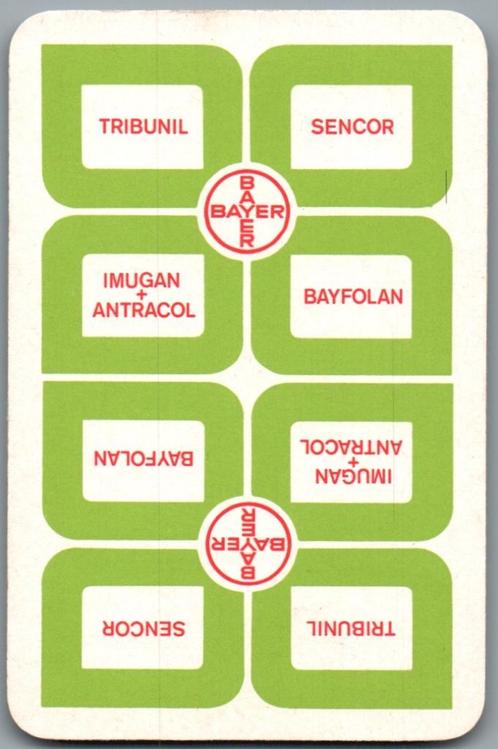 speelkaart - LK12987 - Bayer, Verzamelen, Speelkaarten, Jokers en Kwartetten, Zo goed als nieuw, Speelkaart(en), Verzenden