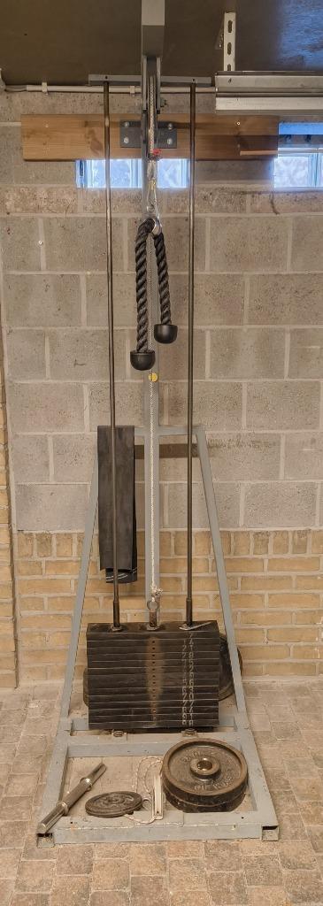 Homegym, Sport en Fitness, Fitnessmaterialen, Gebruikt, Overige typen, Armen, Benen, Borst, Rug, Ophalen