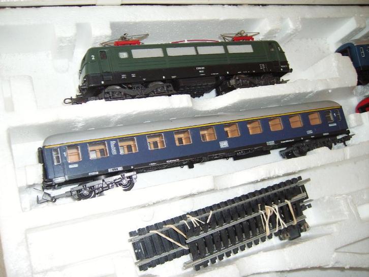 LIMA STARTERSSET DUITSE SPOORWEGEN, Hobby en Vrije tijd, Modeltreinen | H0, Gebruikt, Treinset, Gelijkstroom, Lima, Analoog, Ophalen of Verzenden