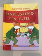 Geronimo Stilton - één plus één is één teveel, Boeken, Ophalen of Verzenden, Nieuw, Geronimo Stilton, Fictie