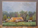 SCHILDERIJEN M.VAN DEN BEMPT "Boerderijen", Antiek en Kunst, Kunst | Schilderijen | Klassiek, Ophalen of Verzenden