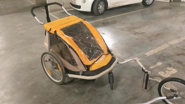 Charriot Croozer, Vélos & Vélomoteurs, Accessoires vélo | Remorques, Utilisé, Remorque pour enfant, Pliable, Enlèvement