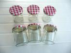 Ronde confituurpotten 370 gr (18 stuks), Ophalen of Verzenden, Zo goed als nieuw, Glas, Pot, Bus of Blik