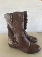 Bruine half hoge laars - maat 37, Kleding | Dames, Schoenen, Ophalen, Hoge laarzen, Bruin, Zo goed als nieuw