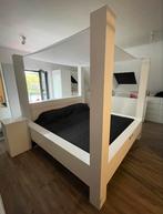 Complete slaapkamer Goossens hemelbed, 2 nachtkastjes en …, Huis en Inrichting, Slaapkamer | Complete slaapkamers, Ophalen, Gebruikt