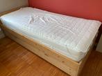 Houten éénpersoonsbed met extra logeerbed onderaan, Ophalen