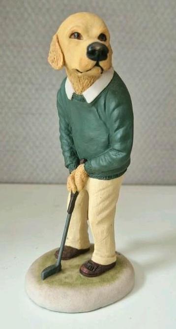 Figurine Golden Retriever golfeur, Enlèvement ou Envoi