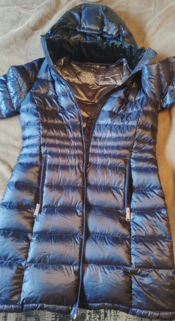 Andrew Marc ganzendons lichtgewicht tussenperiode nieuw 250€, Kleding | Dames, Jassen | Winter, Nieuw, Maat 36 (S), Blauw, Ophalen of Verzenden