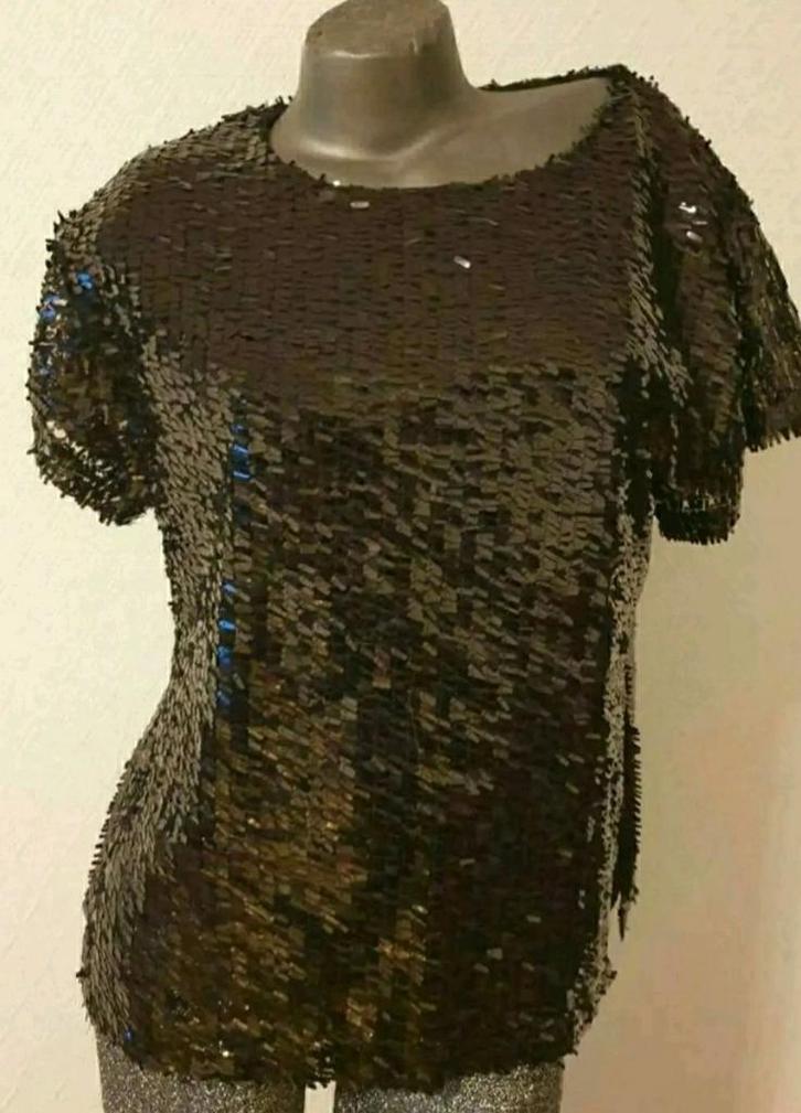 Blouse met legging feest outfit, Kleding | Dames, Blouses en Tunieken, Maat 38/40 (M), Zwart, Ophalen of Verzenden