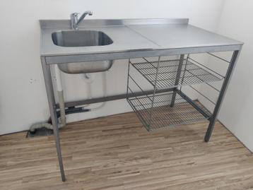 Ikea Udden, keukenblok met spoelbak  beschikbaar voor biedingen