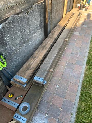 Balken /planken (recuperatie) beschikbaar voor biedingen