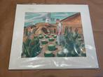Javier de Juan-gesigneerde lithografie 40cmx34., Ophalen of Verzenden