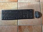 Logitech klavier + muis, Computers en Software, Toetsenborden, Ophalen, Toetsenbord en muis-set, Draadloos, Nieuw