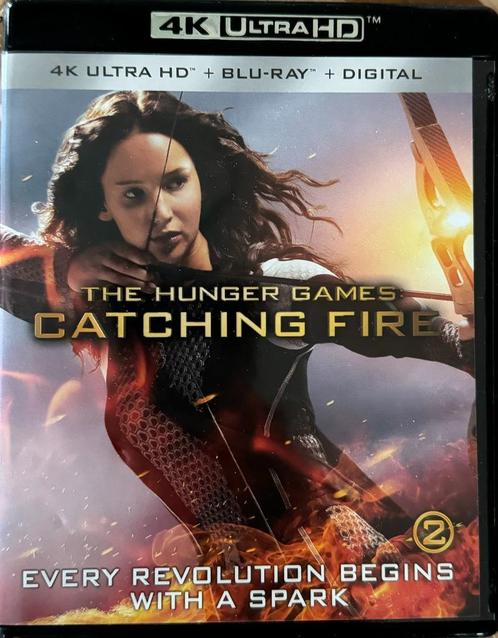 The Hunger Games: Catching Fire (4K Blu-ray, US-uitgave), CD & DVD, Blu-ray, Comme neuf, Aventure, Enlèvement ou Envoi