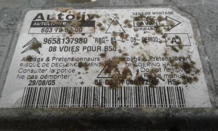 COMPUTER AIRBAG Citroën C4 Coupé (LA) (01-2004/07-2011), Auto-onderdelen, Elektronica en Kabels, Citroën, Gebruikt